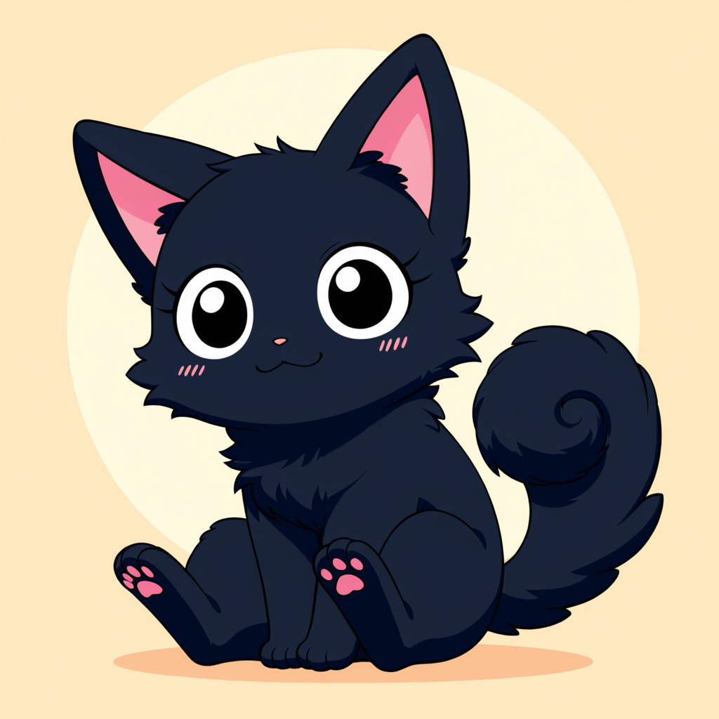 HD,Y、K　（黒猫）のアイコン（3代目）