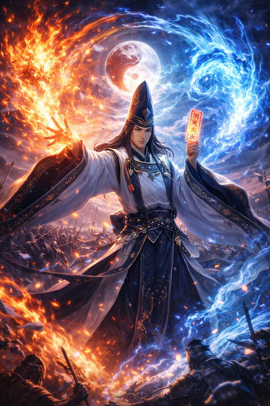 「星が動いた！流れが変わる…『ノウマク・サマンダ・バザラダン・センダンマカロシャダヤ・ソハタヤ・ウンタラタ・カンマン急急如律令！！』」