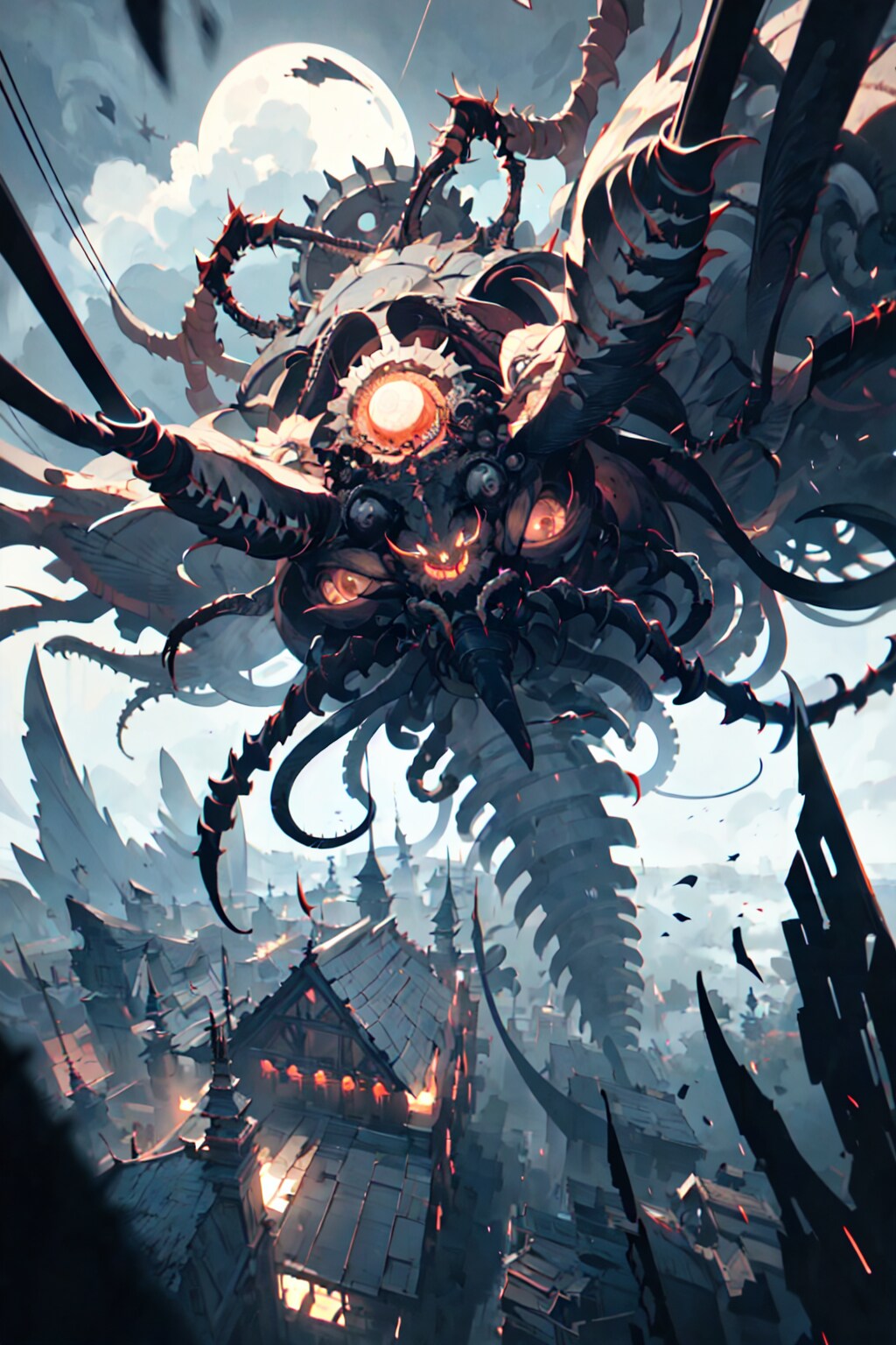 丑三つ時の蟲型メカ怪獣