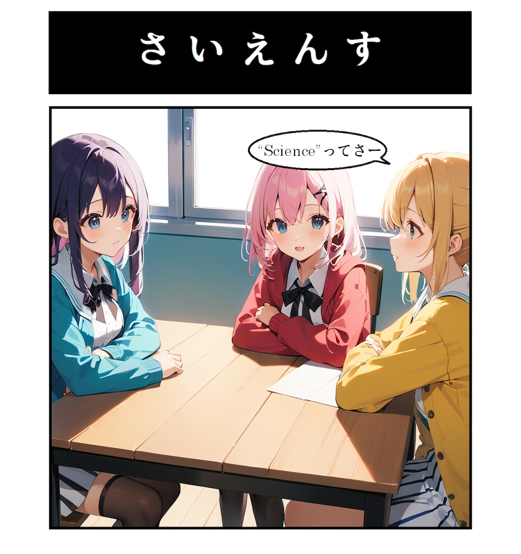 4コマ漫画　さいえんす