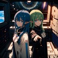 (2023/06/08)双星のエルフ、アネ&リルシス　―夜空編 12枚目