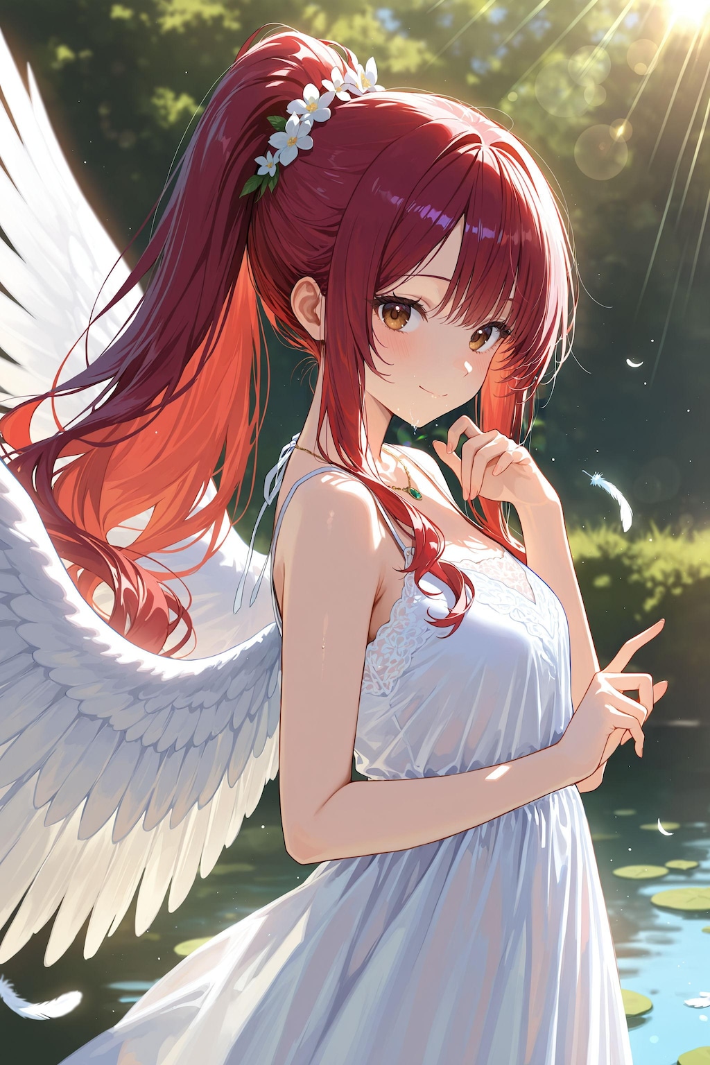 天使さん頑張ります