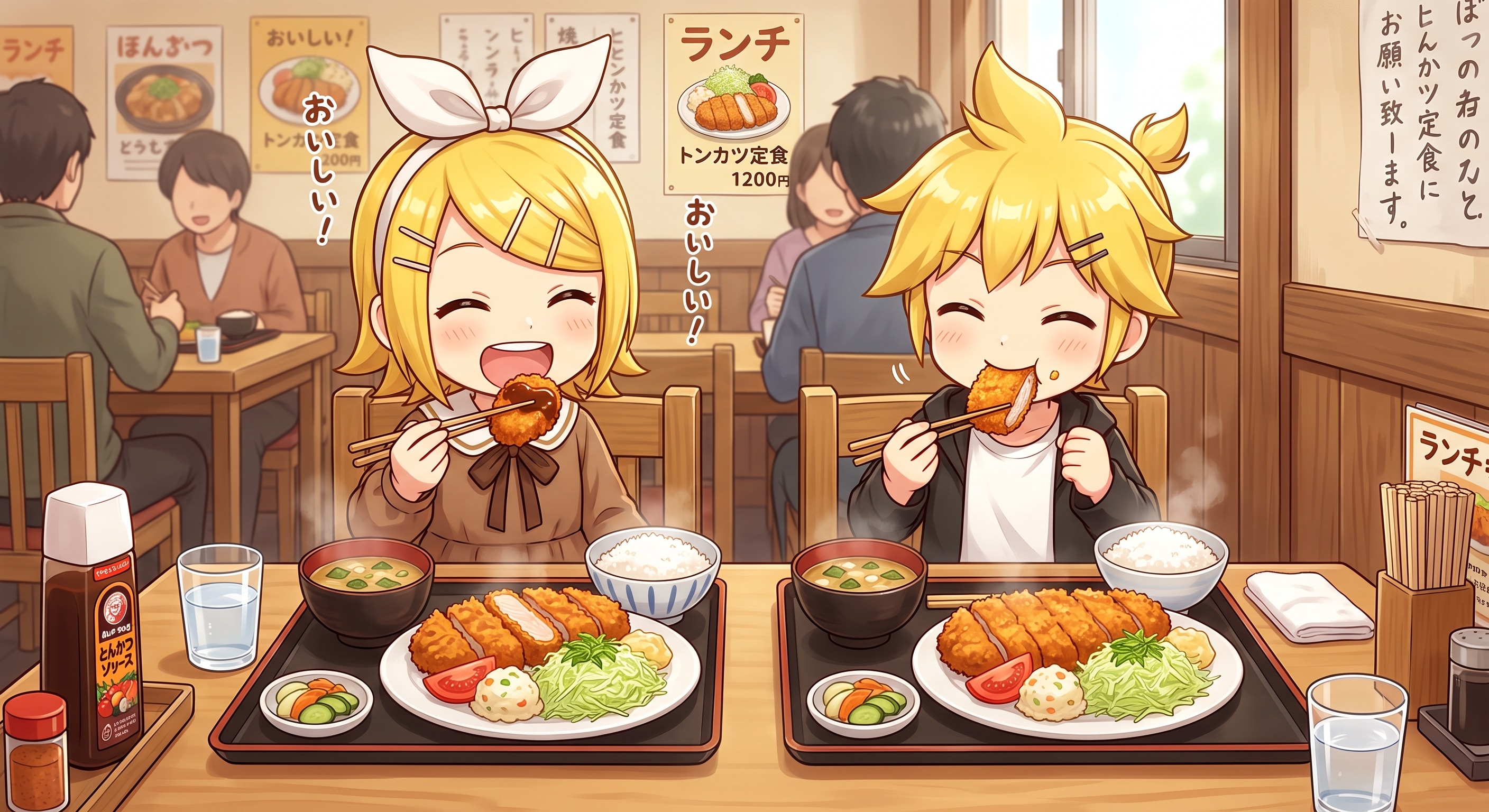 今日のお昼はトンカツです | の人気AIイラスト・グラビア