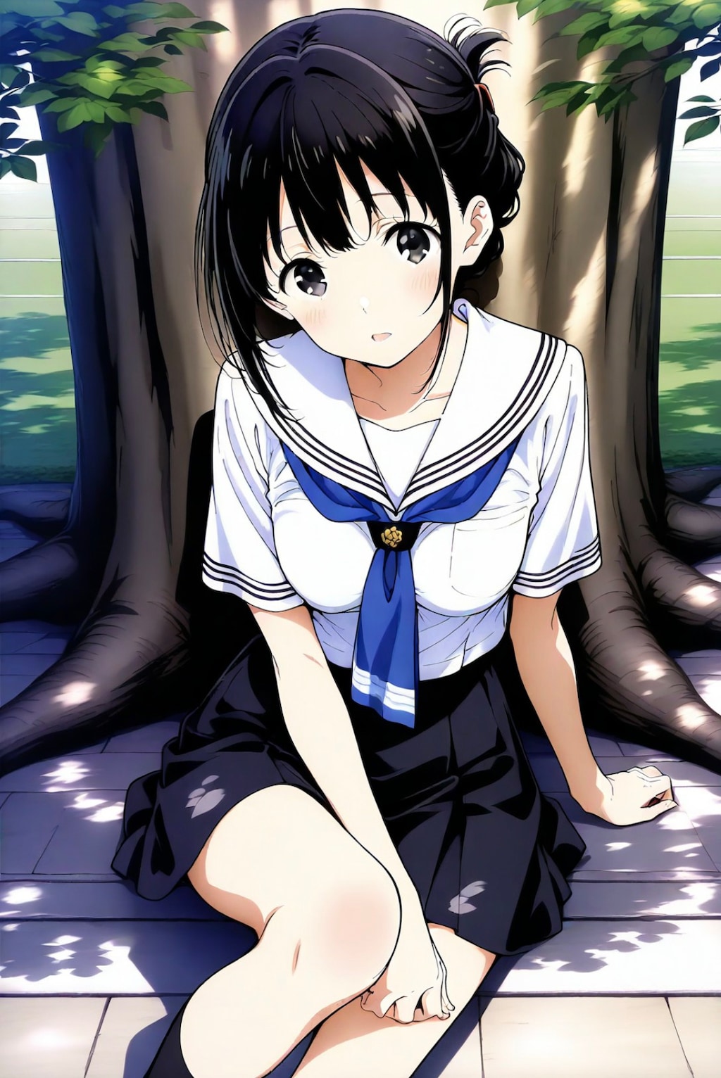 リクエストに応えて、チラっとおパンツを見せてくれる いとこの姉ちゃん