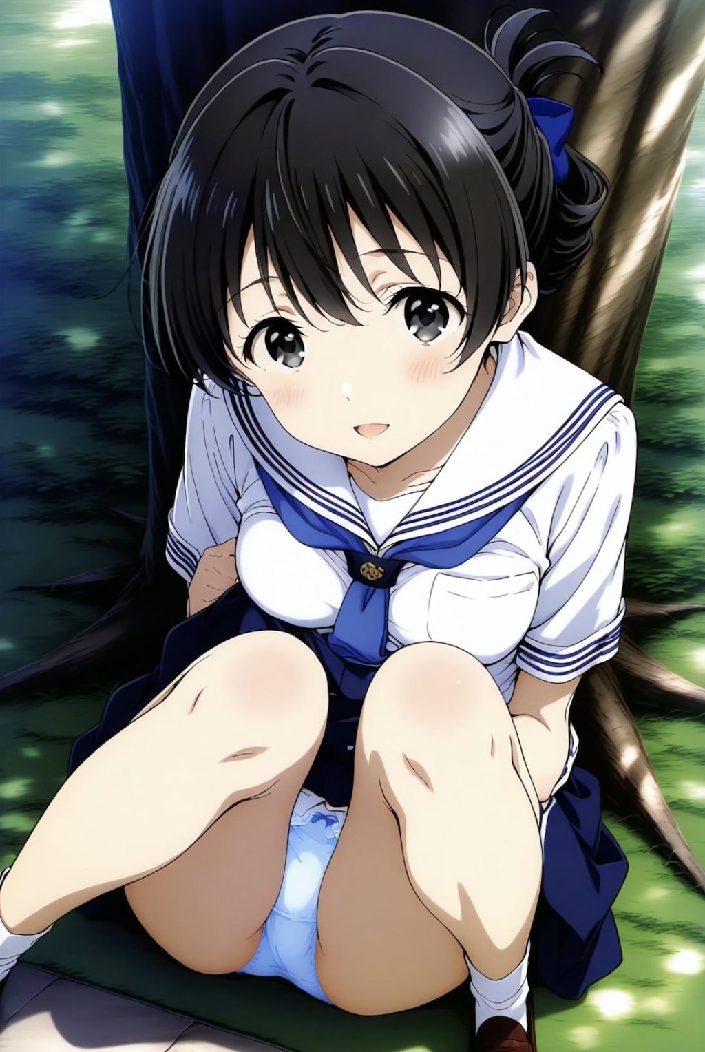 リクエストに応えて、チラっとおパンツを見せてくれる いとこの姉ちゃん