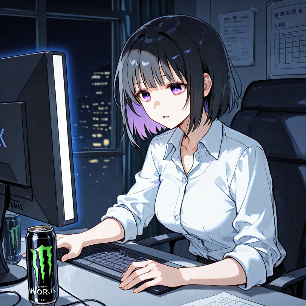 残業 | の人気AIイラスト・グラビア