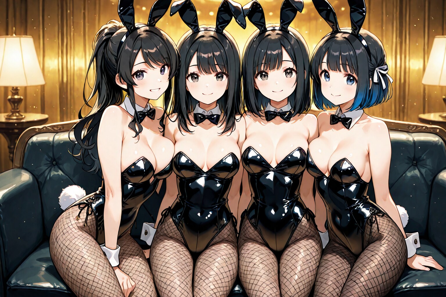 黒髪バニーズ