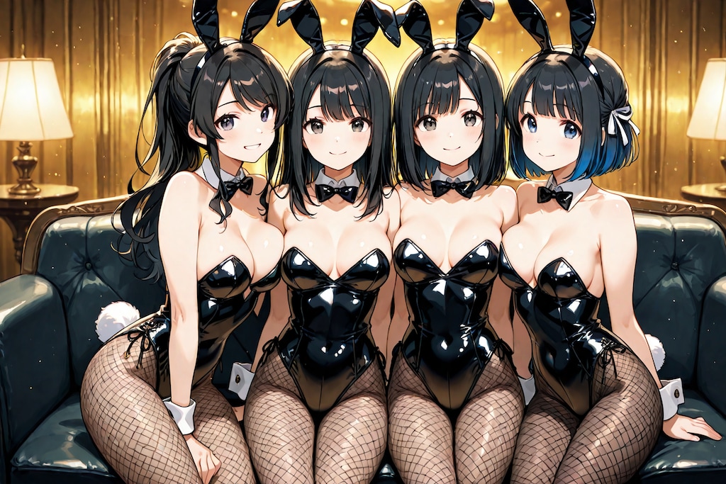 黒髪バニーズ