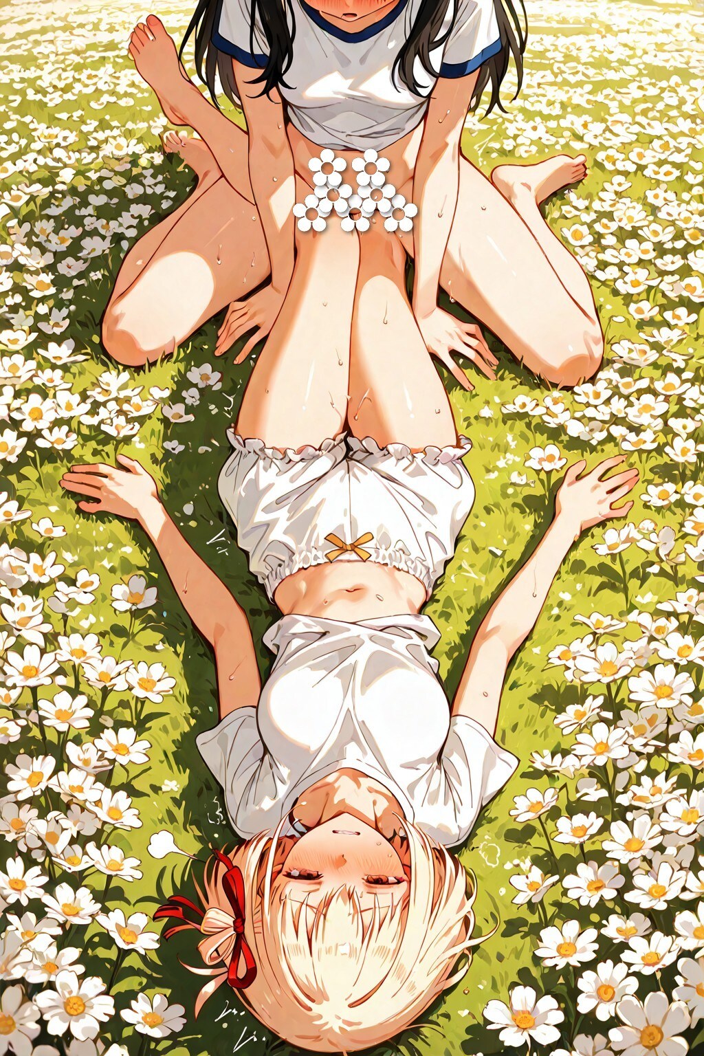 花畑の二人（621）