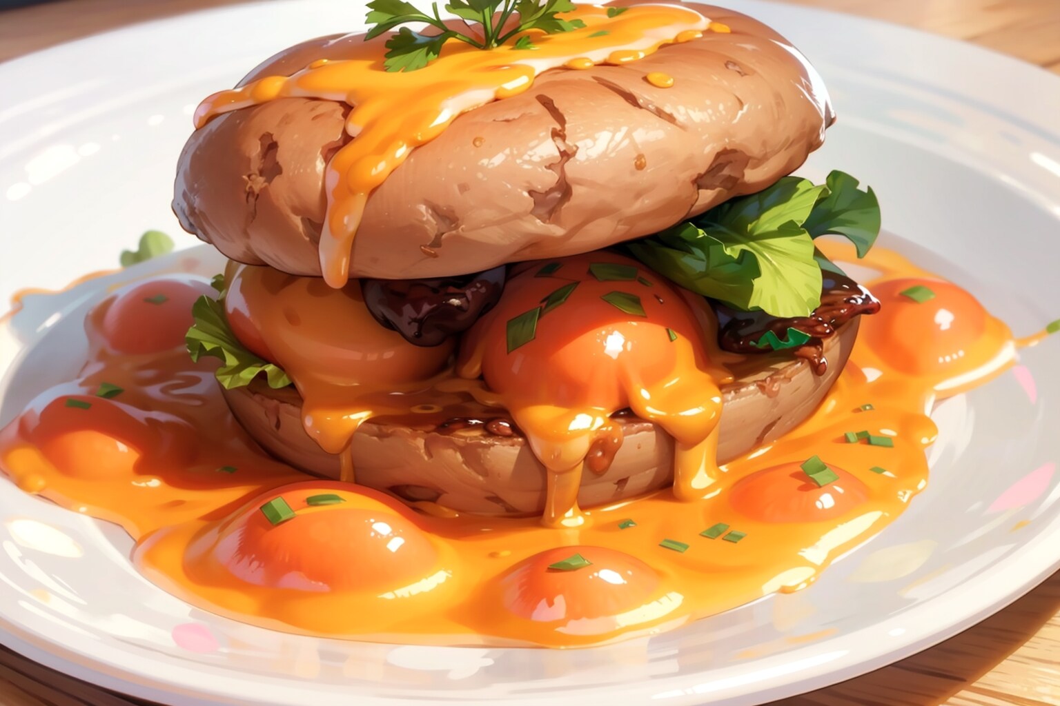 これ辛子レンコンやない。チーズハンバーガーや