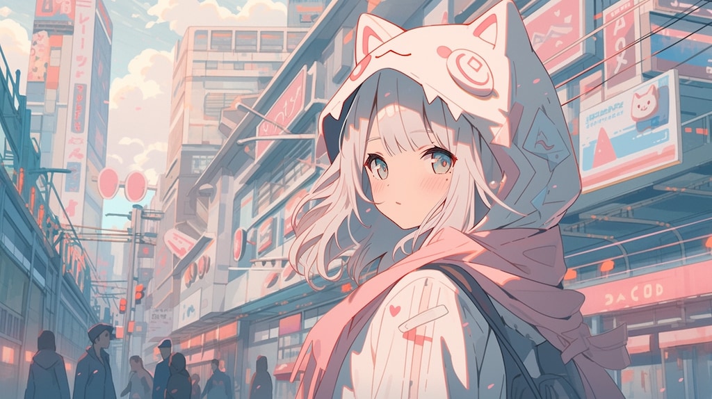 猫耳少女の街角アドベンチャー