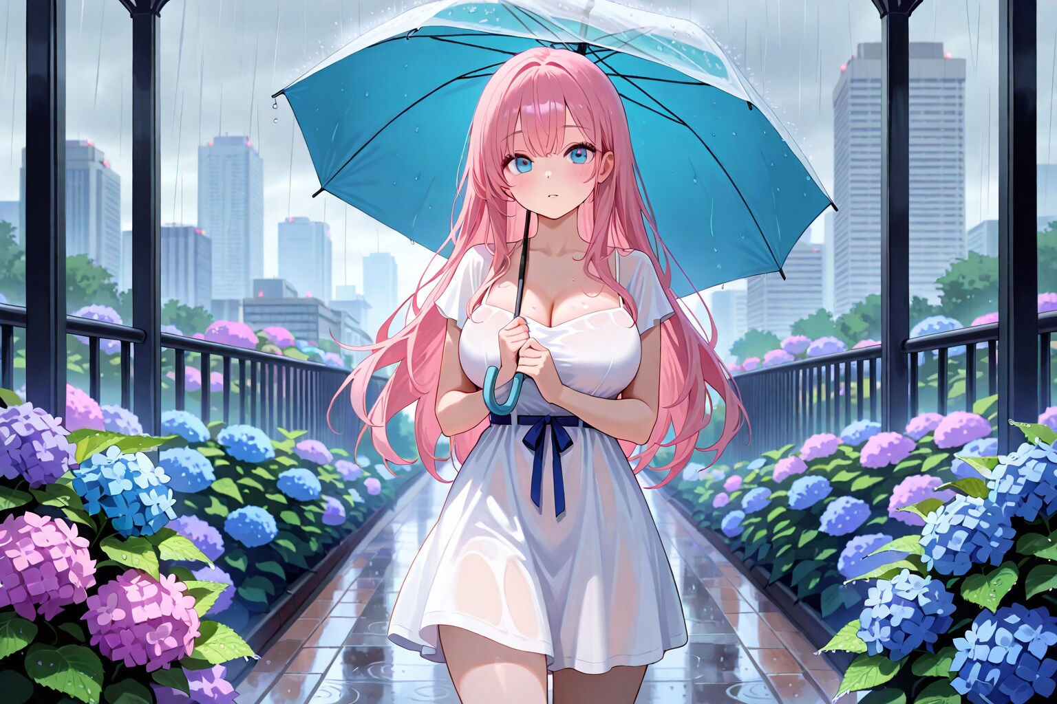 雨の散策