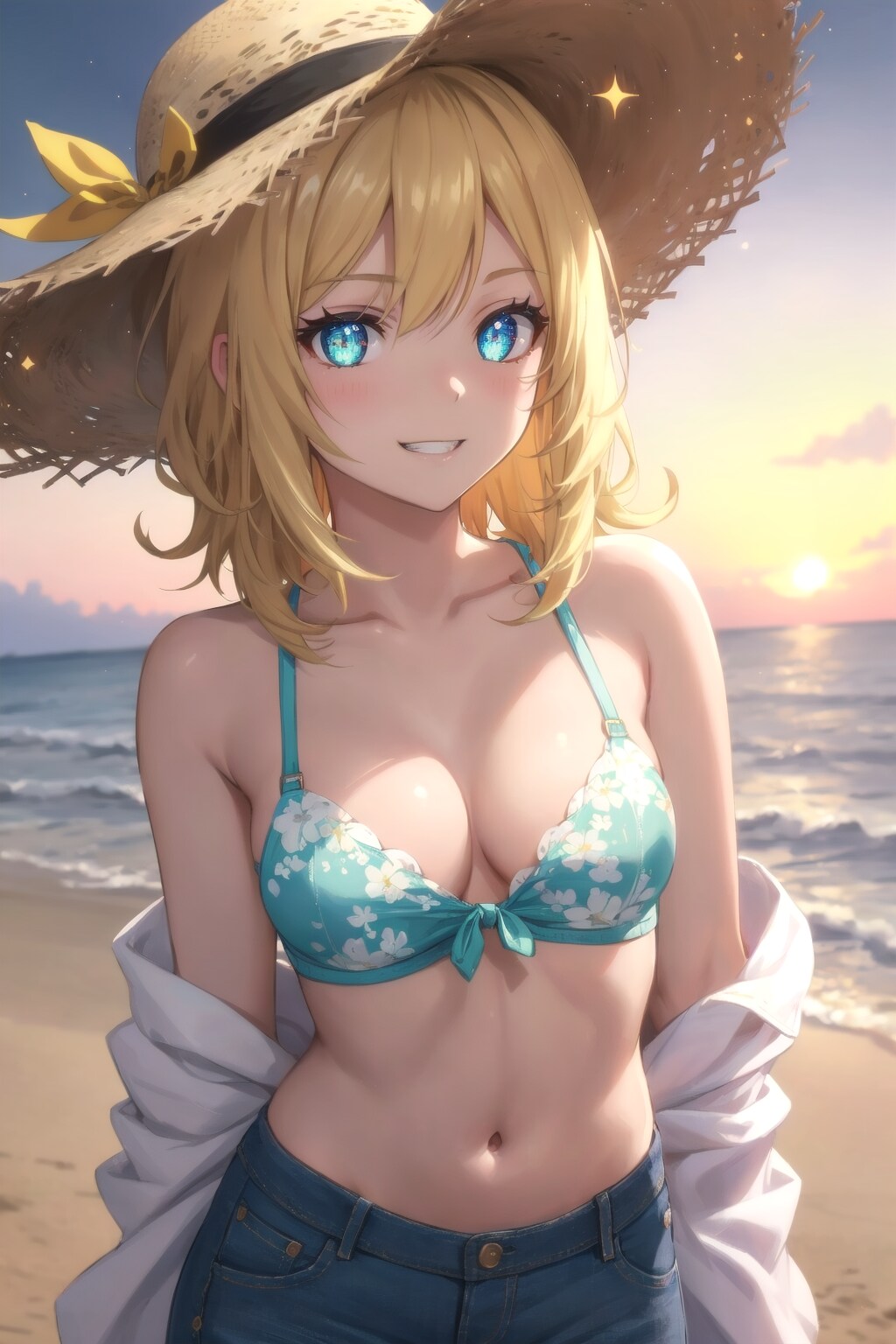 海辺の少女
