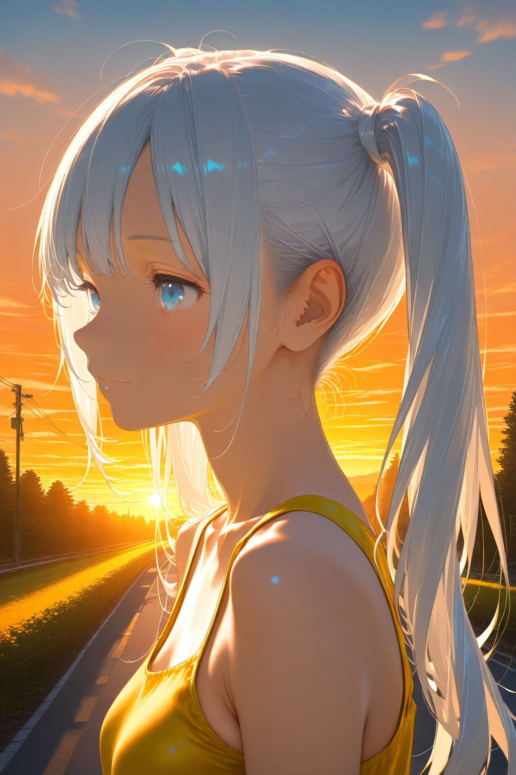 夕暮れの帰り道