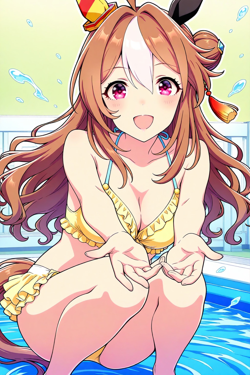 ちち生で水着リッキー