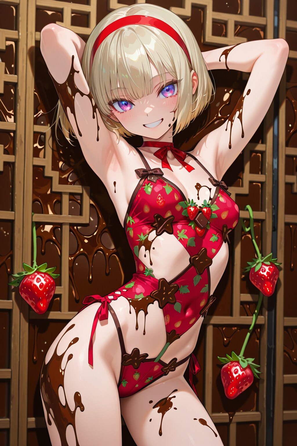 チョコフォンデュ苺味②