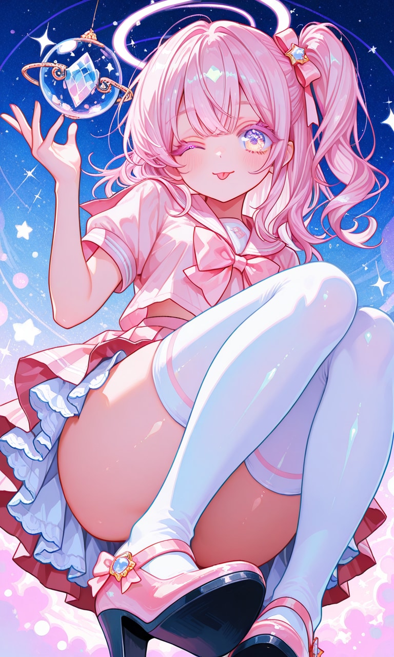 マジカルなピンクの女の子３