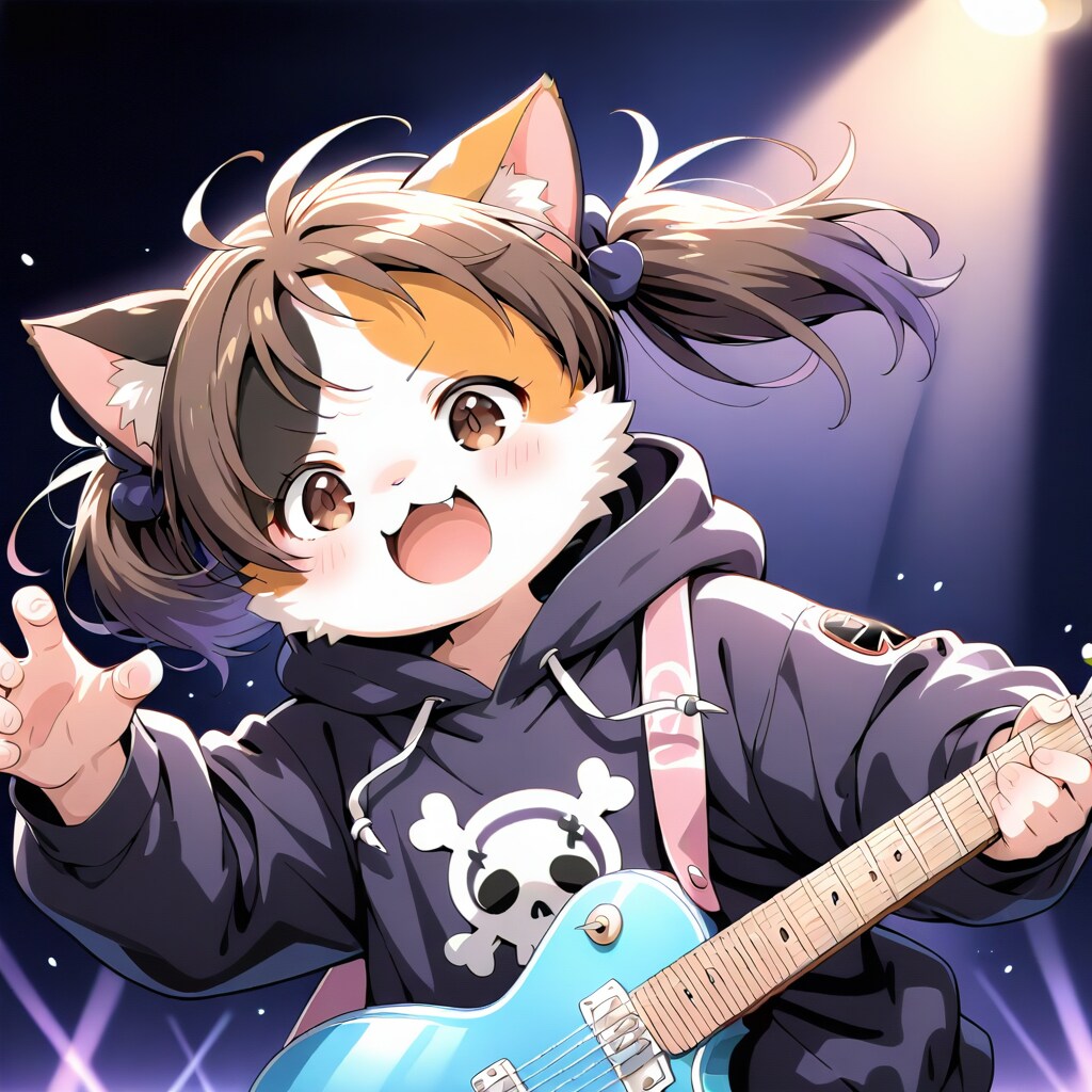 ヘヴィメタにゃん（８） | の人気AIイラスト・グラビア