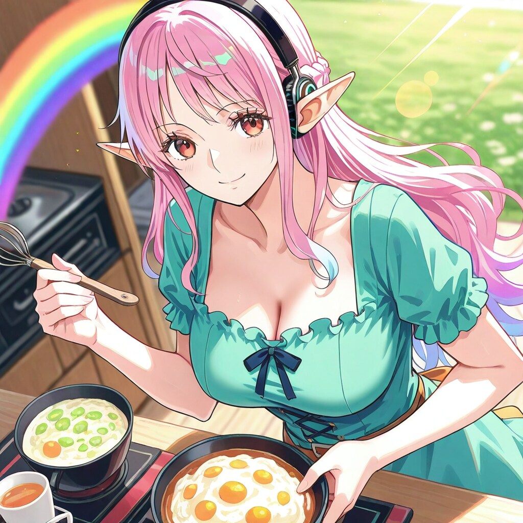 今、お料理中ですっ♪