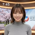 高橋アナ　仕事中 2枚目