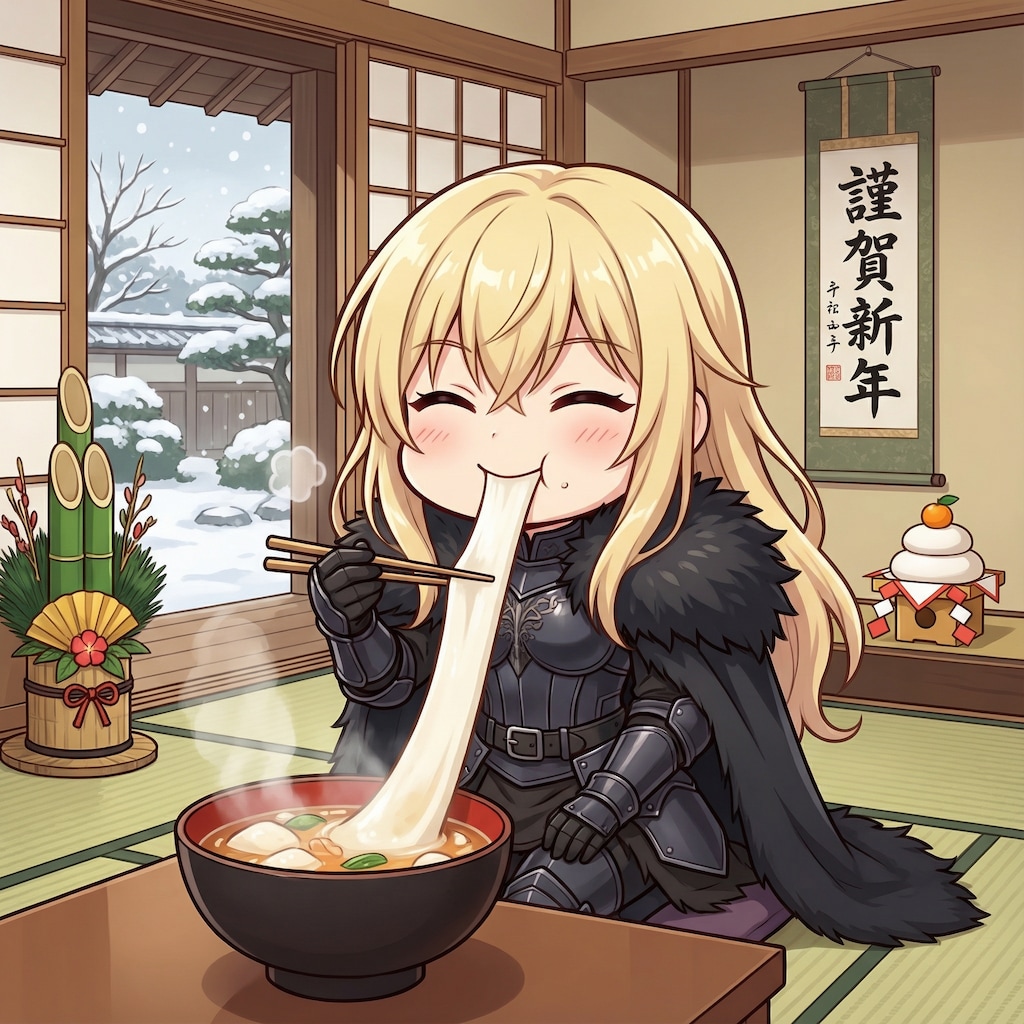 お雑煮とエリザベス