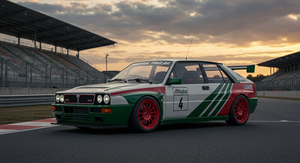 アリタリアランチアデルタレーシングカー