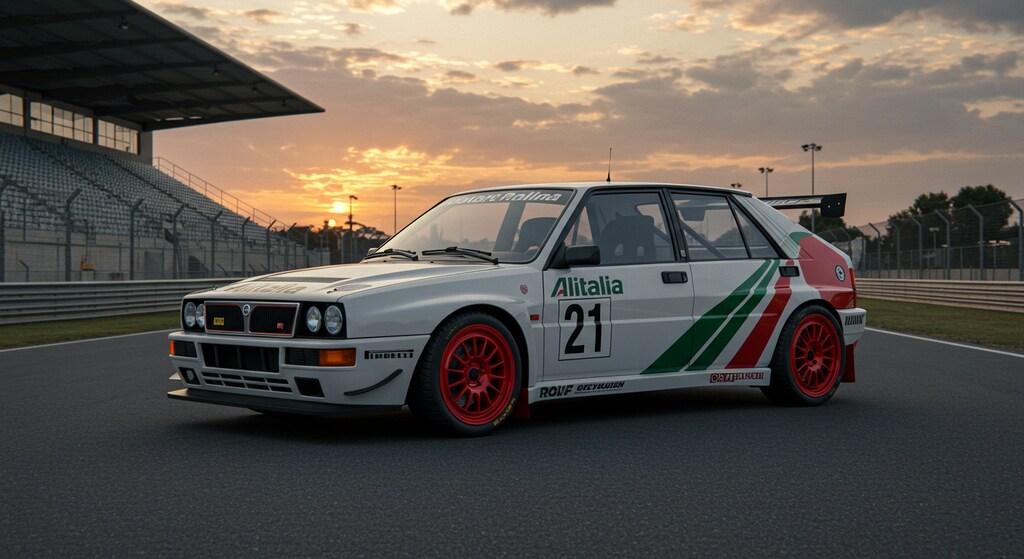 アリタリアランチアデルタレーシングカー