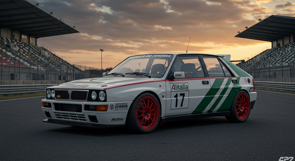 アリタリアランチアデルタレーシングカー