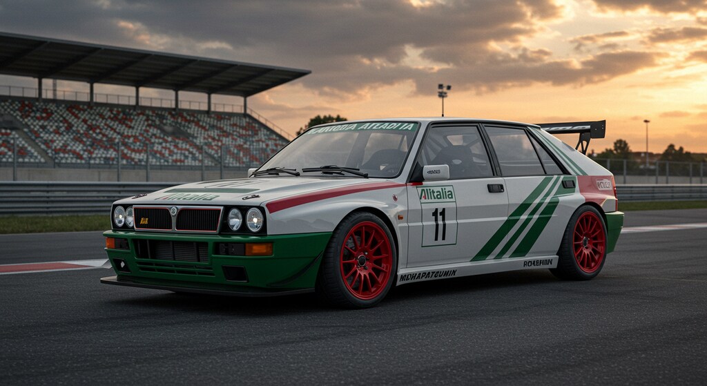 アリタリアランチアデルタレーシングカー