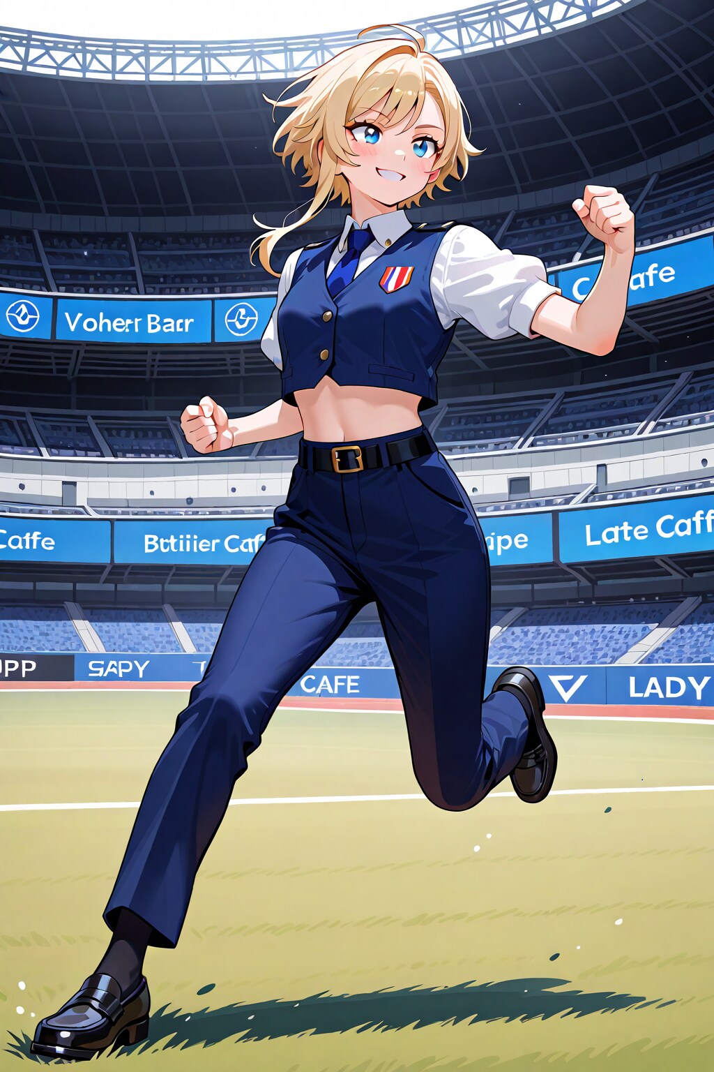 かっこかわいいカフェバーオーナーマチルダ・アームストロングのサッカー