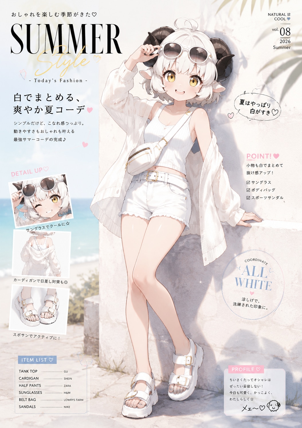 ファッション誌に載っちゃいましたぁ♡
