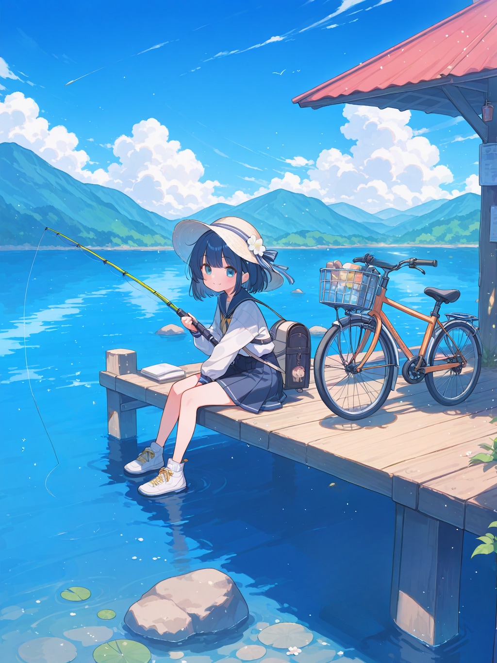 のどかな漁村生活