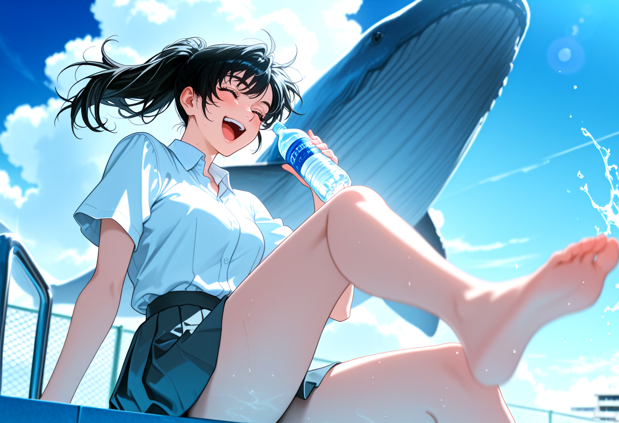 無限に広がる青空に