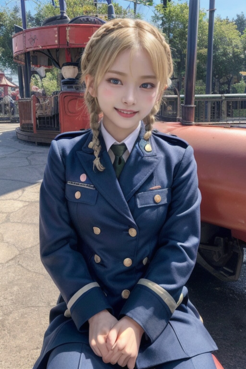 遊園地のおぱ将校