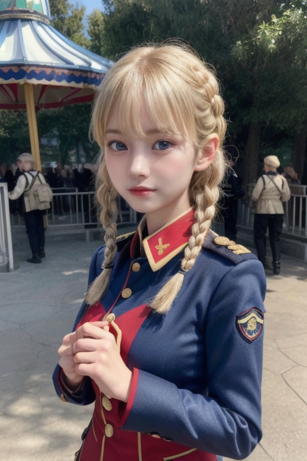 遊園地のおぱ将校