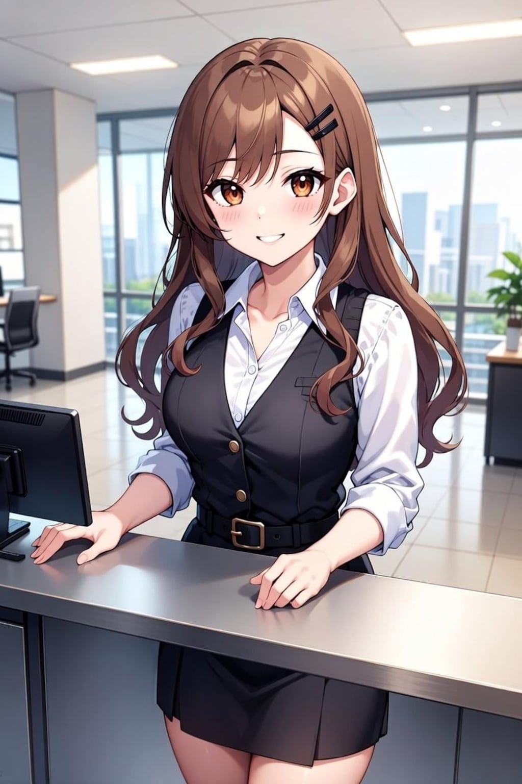 来客者への受付対応