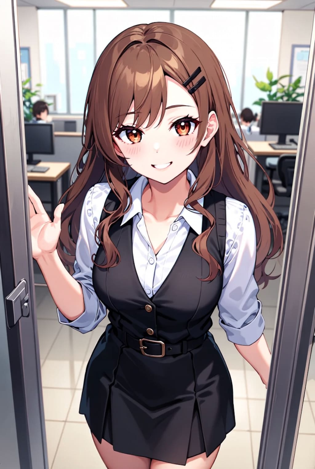 来客者への受付対応