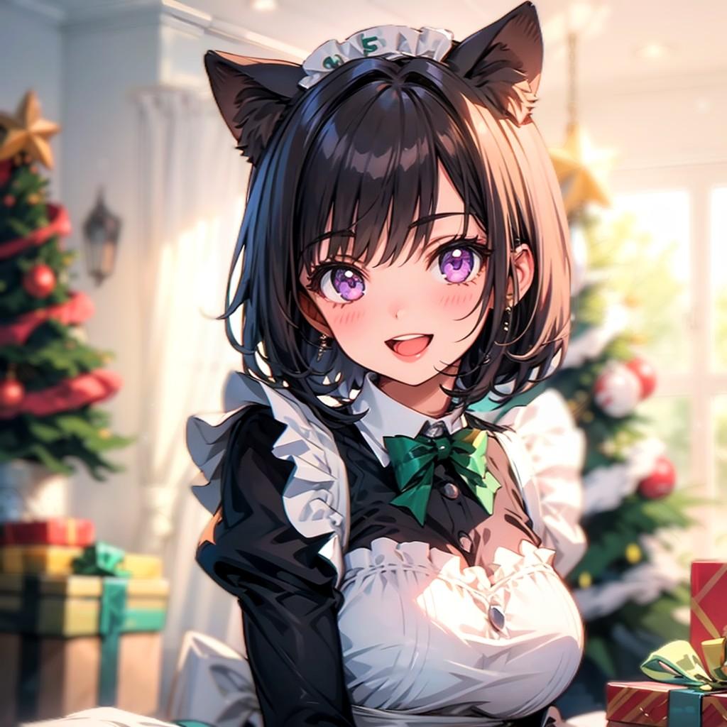 クリスマス専用メイド | の人気AIイラスト・グラビア