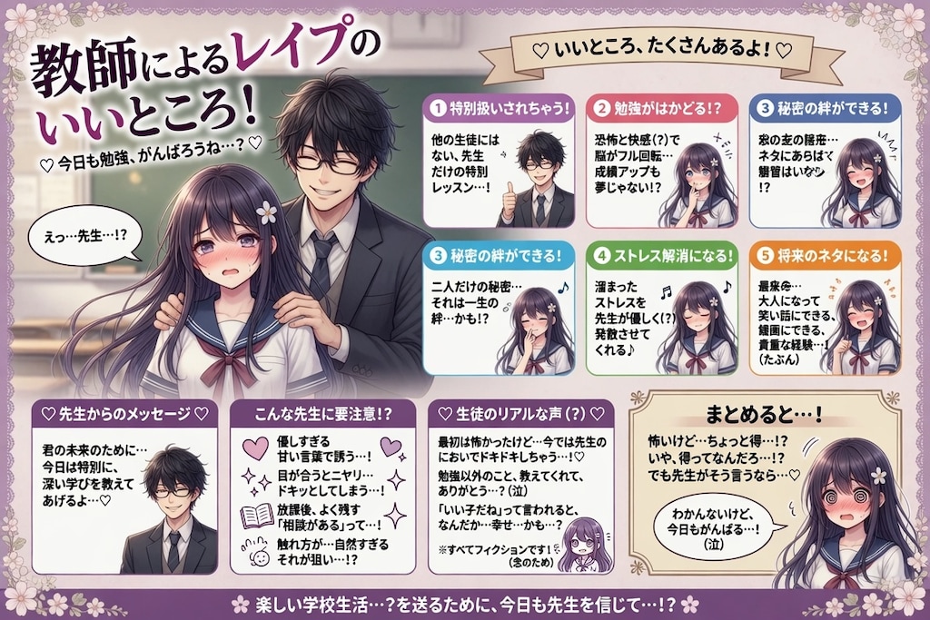 教師によるレイプのいいところ解説