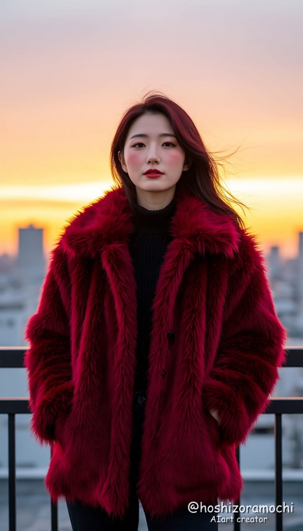 ルビーボア、夕焼けの屋上 - Ruby Boa, Sunset Rooftop