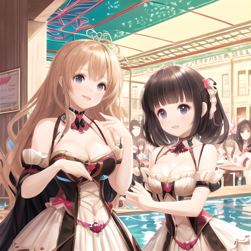 美少女がいっぱい | の人気AIイラスト・グラビア