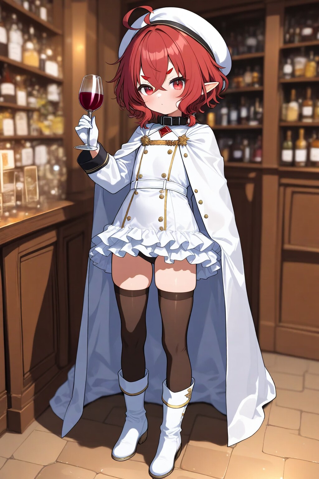 かわいい軍服姿のラウラさん