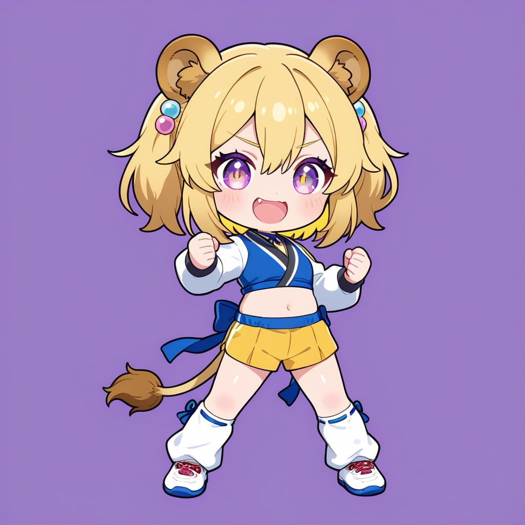 chibi lion girl | の人気AIイラスト・グラビア