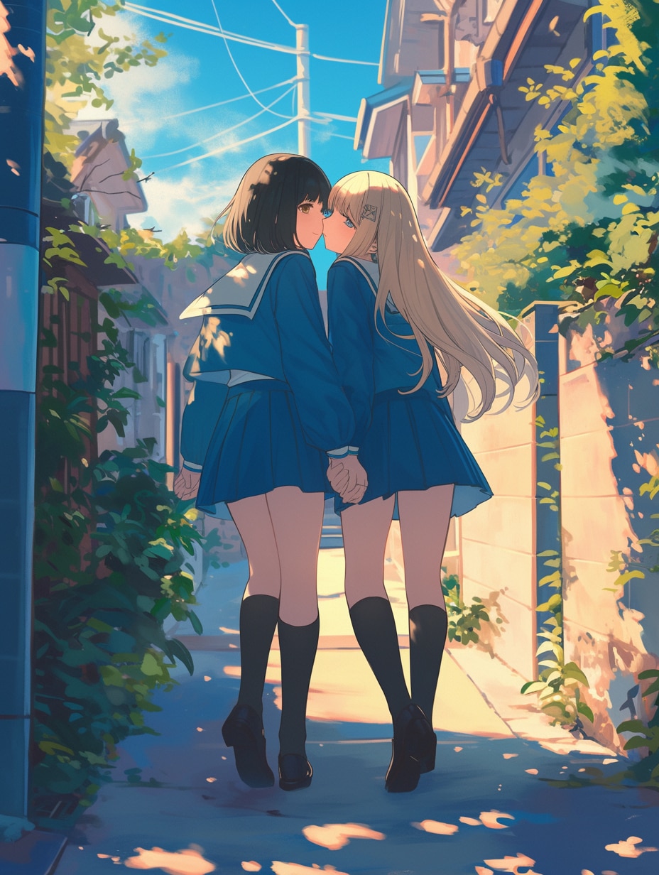 キスしたい二人のJK221