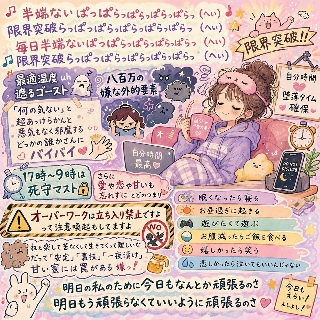 明日の私に幸あれ