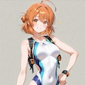 水着少女と銃 2枚目