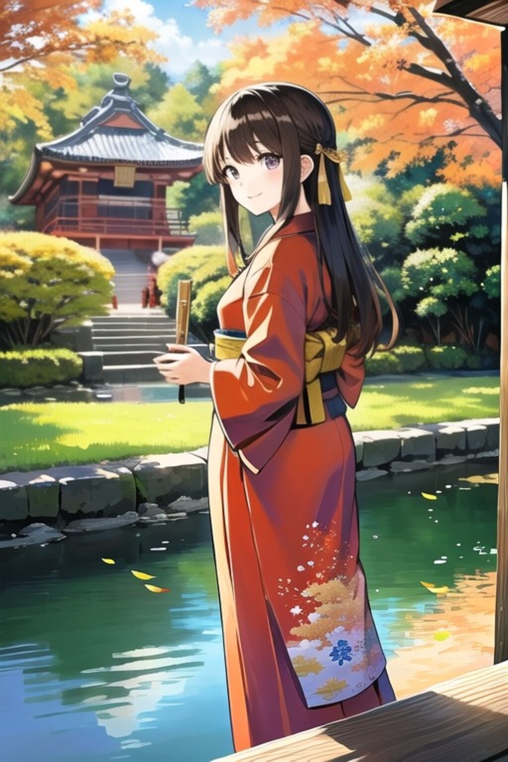 光る貴女、紅葉の京都へようこそ！