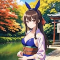 光る貴女、紅葉の京都へようこそ！ 2枚目