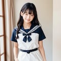 セーラー風ワンピース 2枚目
