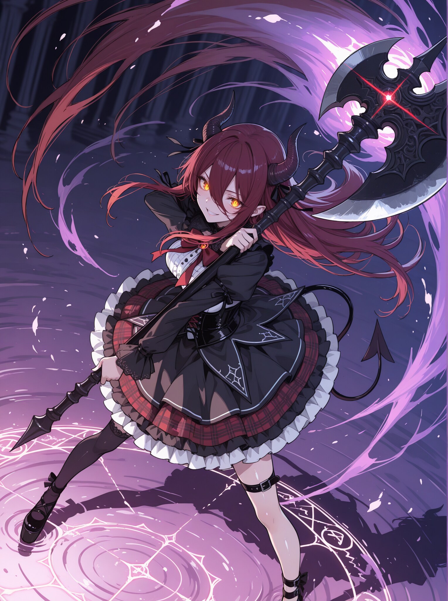 斧の悪魔娘